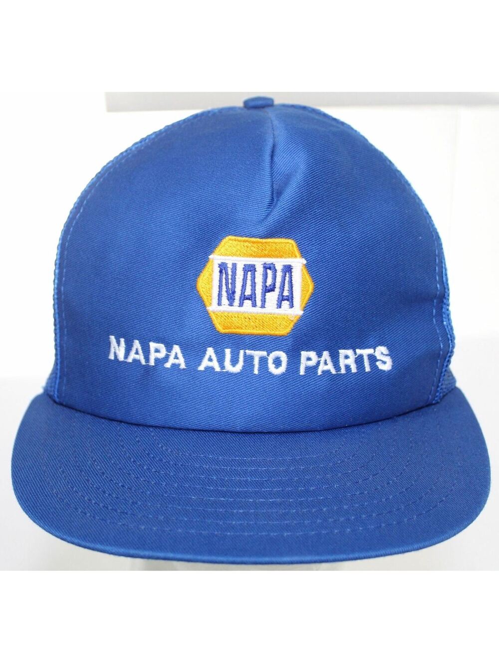 Vintage NAPA Auto Parts Trucker Hat Snapback Cap Made in USA Louisville MFG Co.